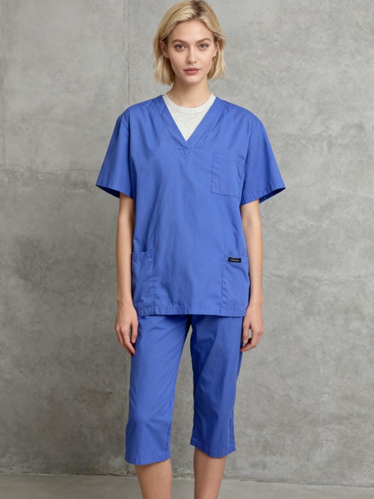 DAGACCI Blue Nurse Uniform Size XL