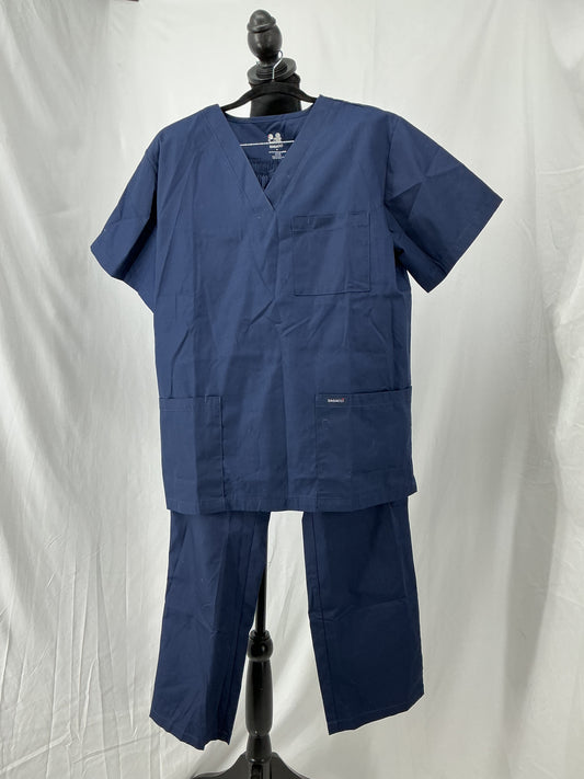 DAGACCI Blue Nurse Uniform Size M