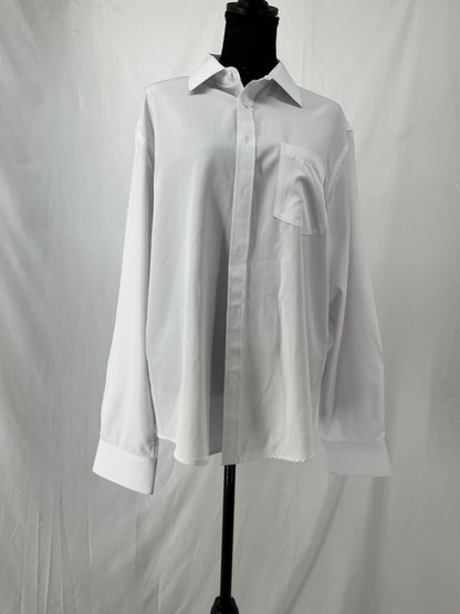 White Suit Shirt Size M