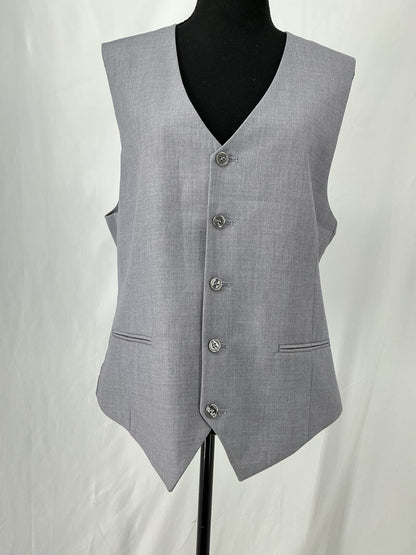 Grey Suit Vest Size L/42R