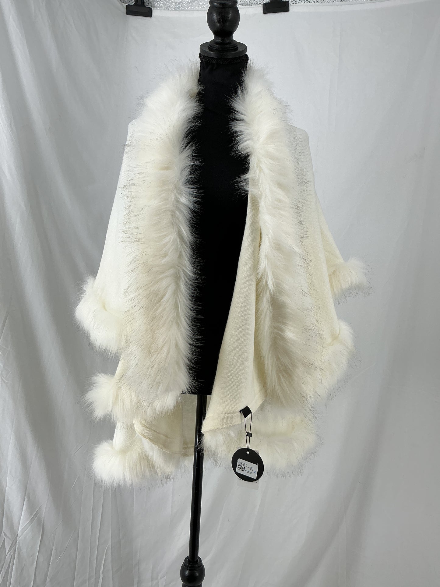 Beige Double Layers Cape