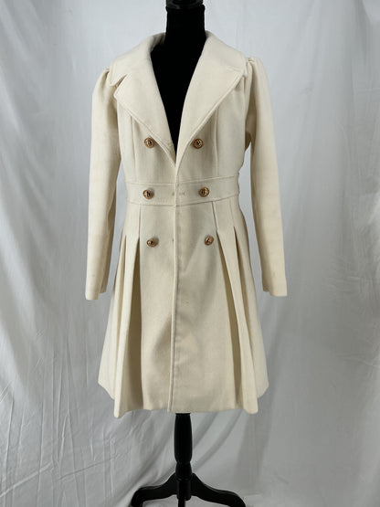 GRACE KARIN White Long Coat Size M