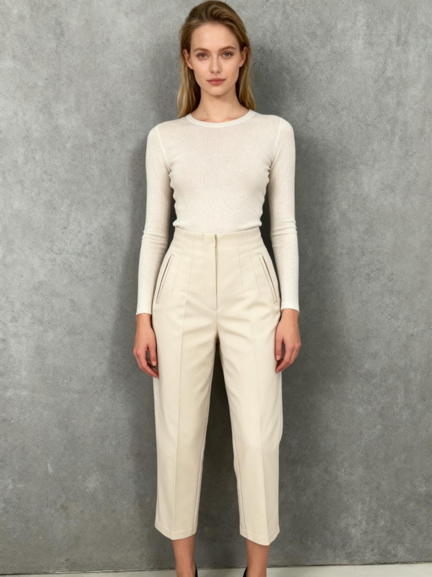 ZARA Beige Pants Size M