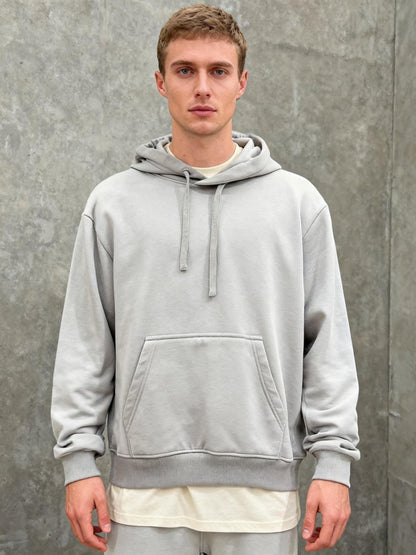 ZARA Taupe Oversized Pullover Hoodie Size M