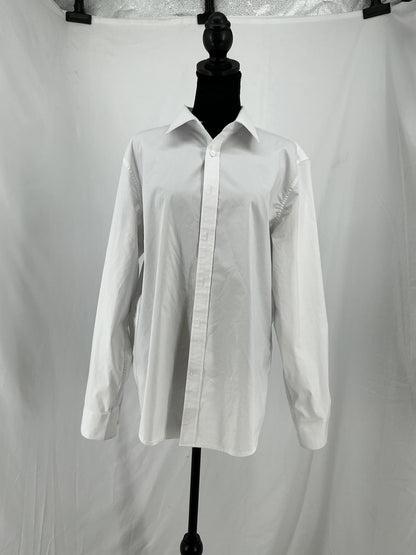 White Suit Shirt Size M