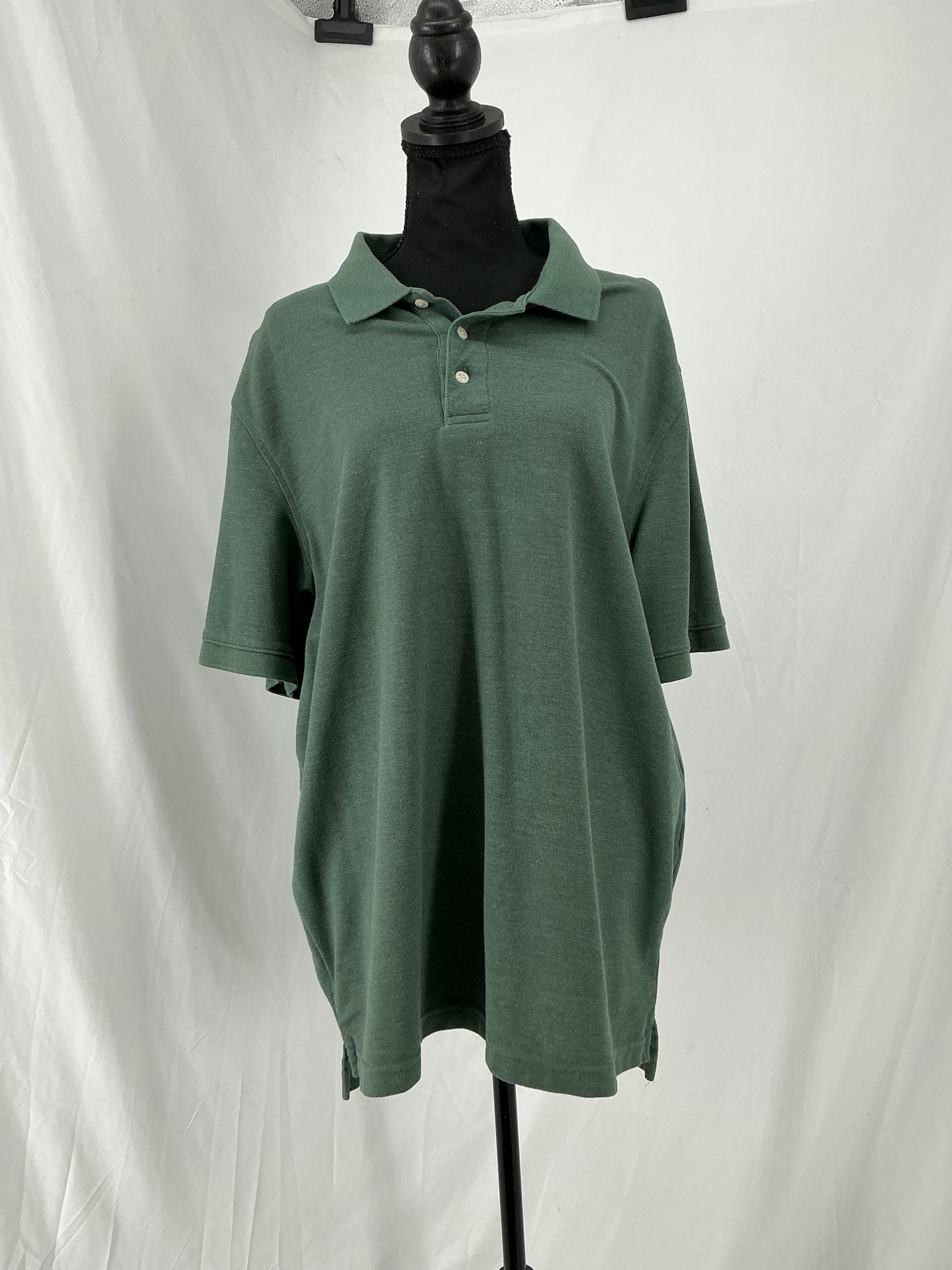 Classic Forest Green Short Sleeve Polo Size XL