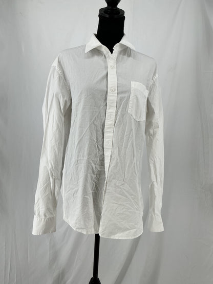 Amazon Essientials White Suit Shirt With Pocket Size L