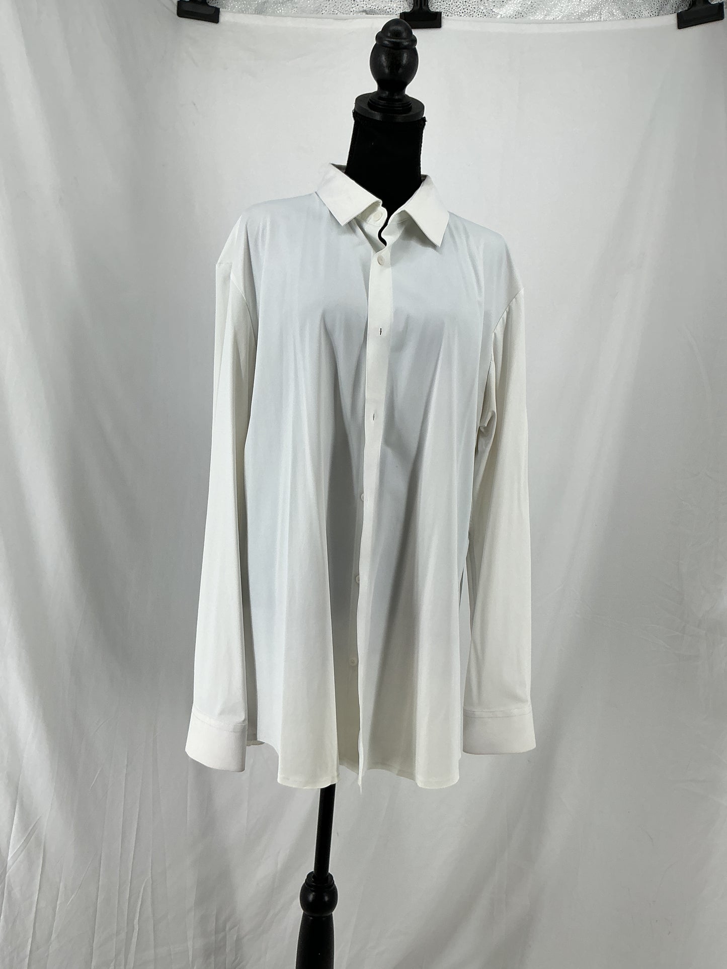 MENS & GENTLE White Suit Shirt Size XL