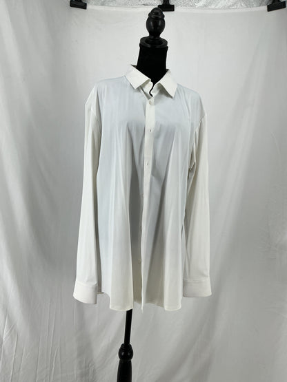 MENS & GENTLE White Suit Shirt Size XL