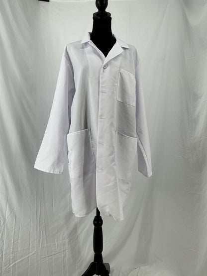 Dress America White Lab Coat Size M