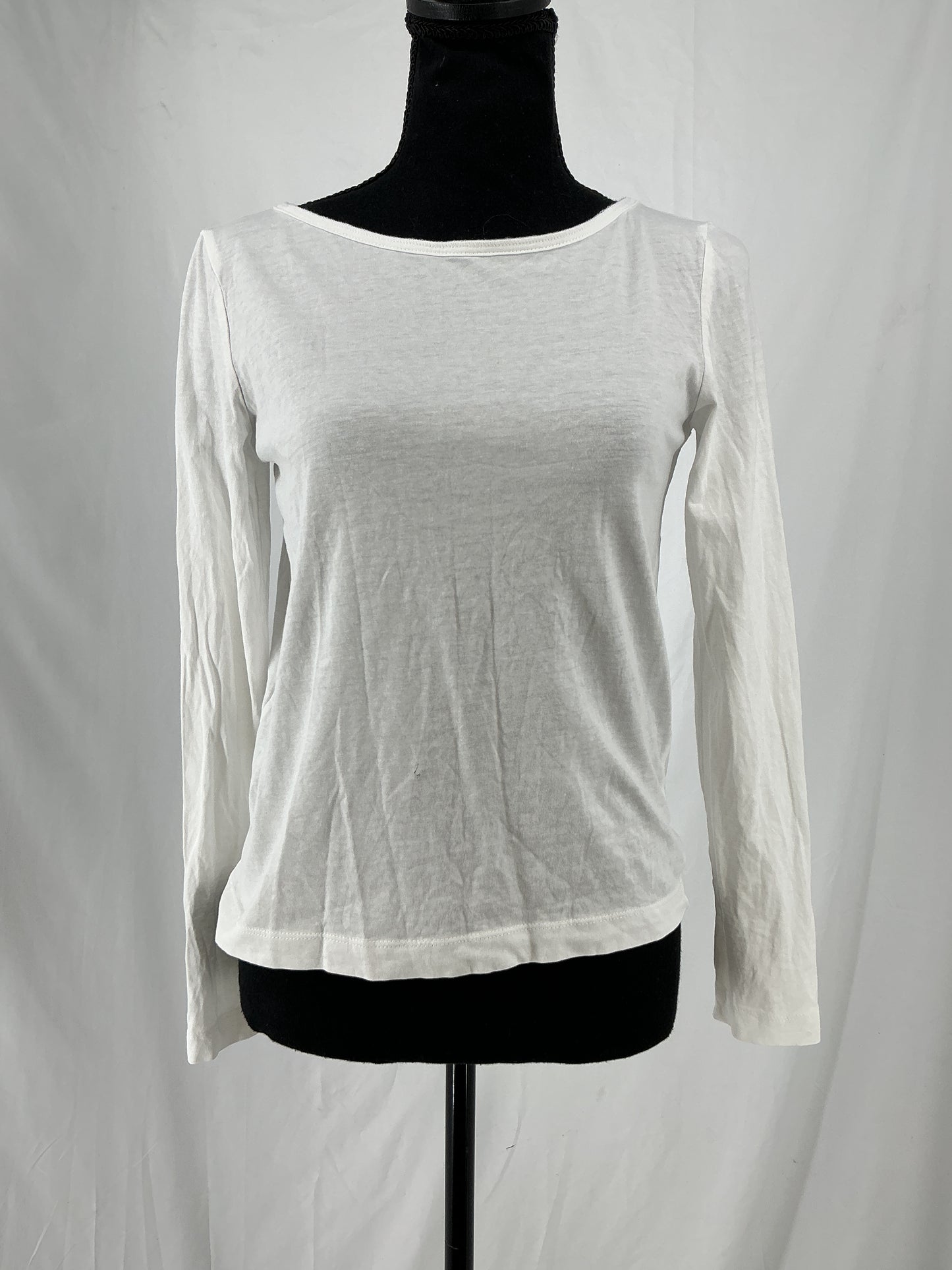 ZARA White Long Sleeve Shirt Size XS