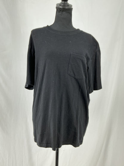 UNIQLO Black T-Shirt With Pocket Size M