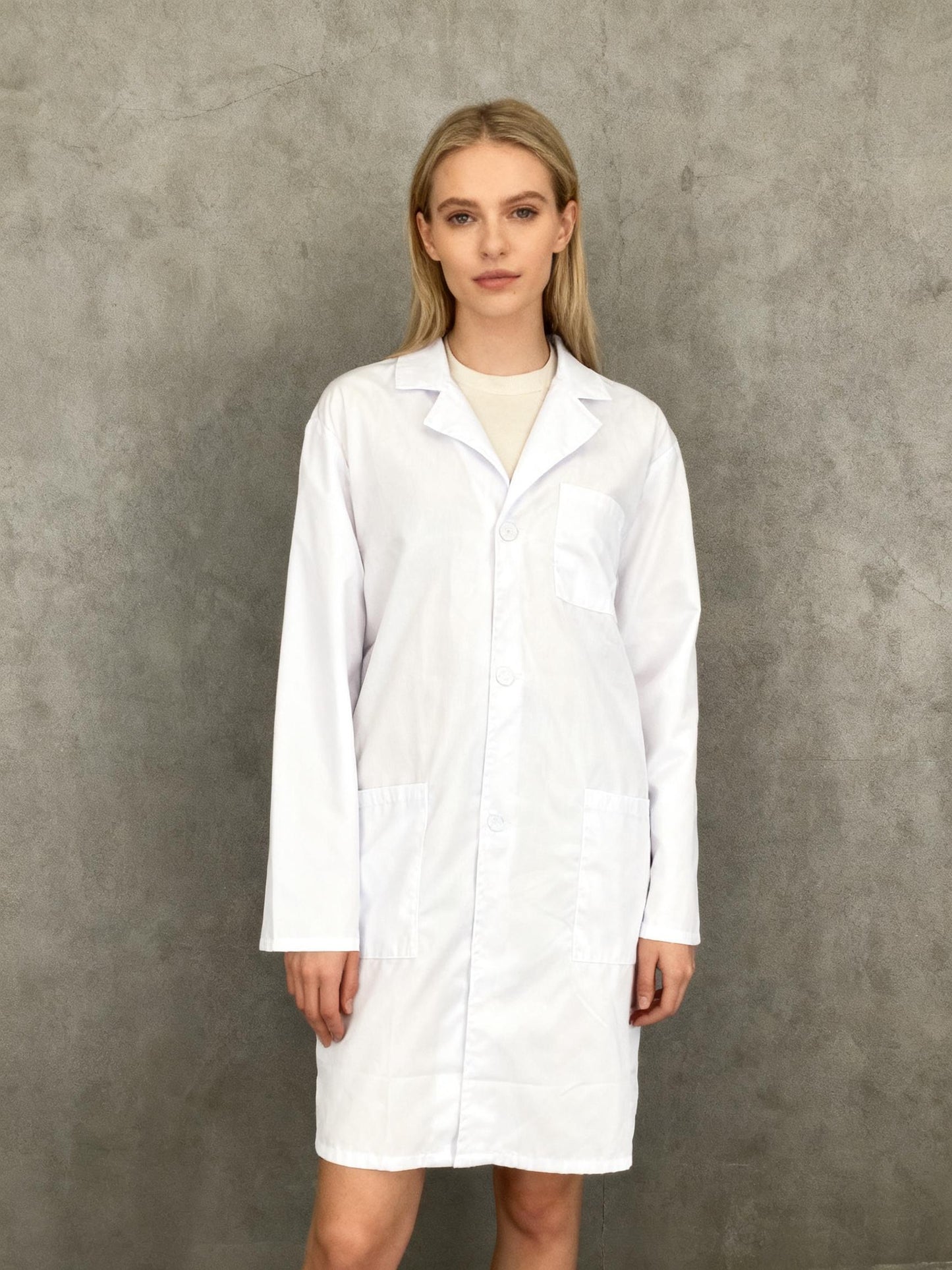 White Lab Coat SIze L