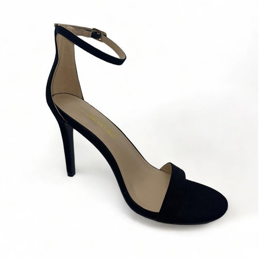 Dream Pairs High Heel Sandals Size 9 Black Open Toe Ankle Strap Women's Dress Shoes, New  size 9