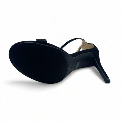 Dream Pairs High Heel Sandals Size 9 Black Open Toe Ankle Strap Women's Dress Shoes, New  size 9