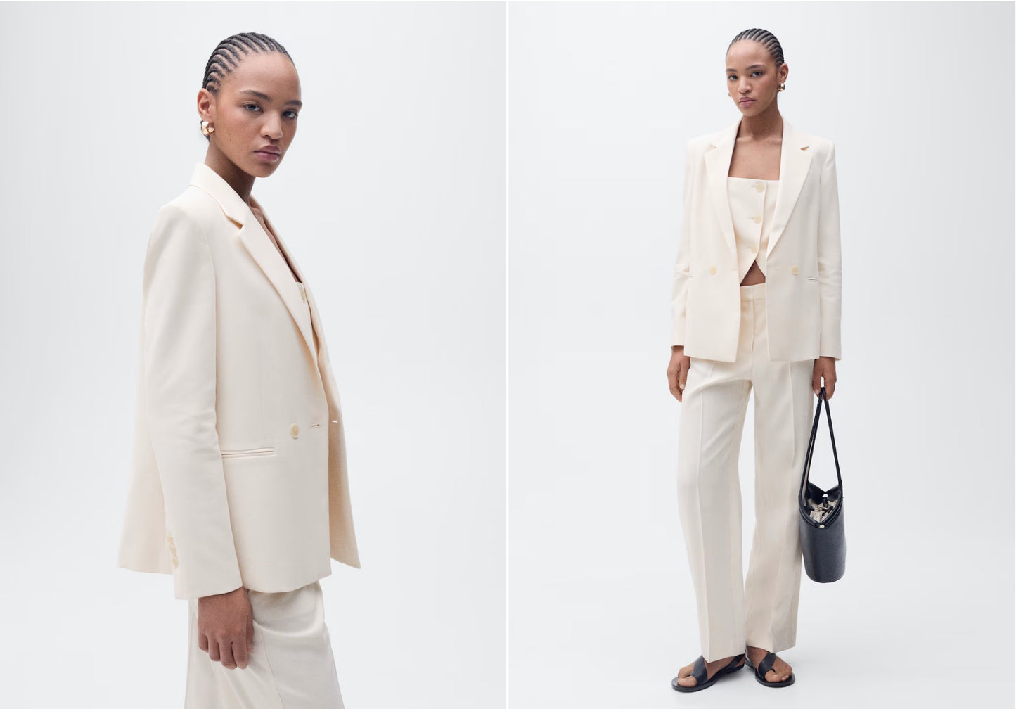 Straight-fit suit jacket Size S