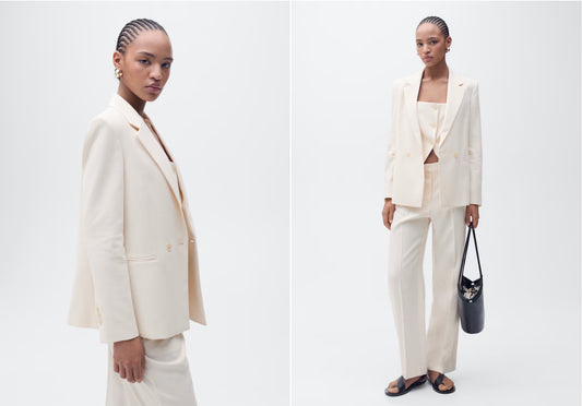 Straight-fit suit jacket Size S