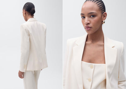 Straight-fit suit jacket Size S