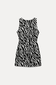 ANIMAL PRINT DRESS - Zebra Size M