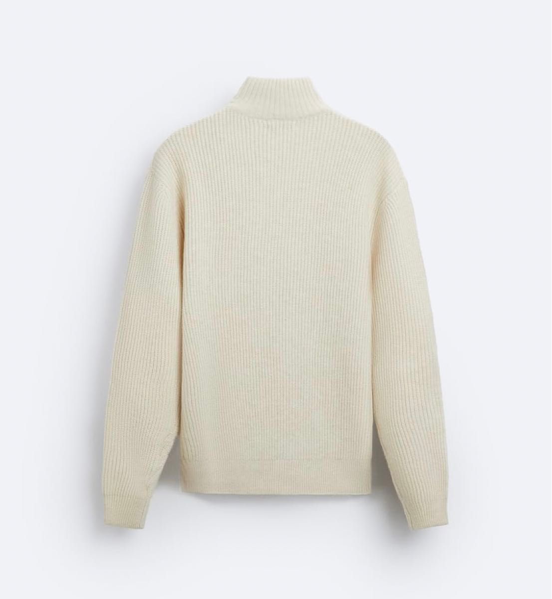 ZARA Brushed Mock Turtleneck Sweater Size L