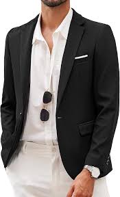 Mens Suede Blazer Two Button Solid Fall Winter Slim Velvet Sport Blazer Formal Jackets Coat for Dinner Prom Wedding size L