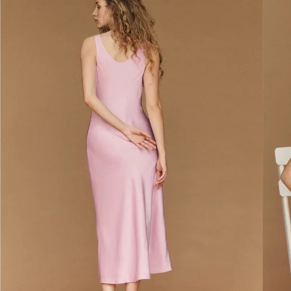 REFORMATION • Bevin Satin Dress in BabygirlSize XS