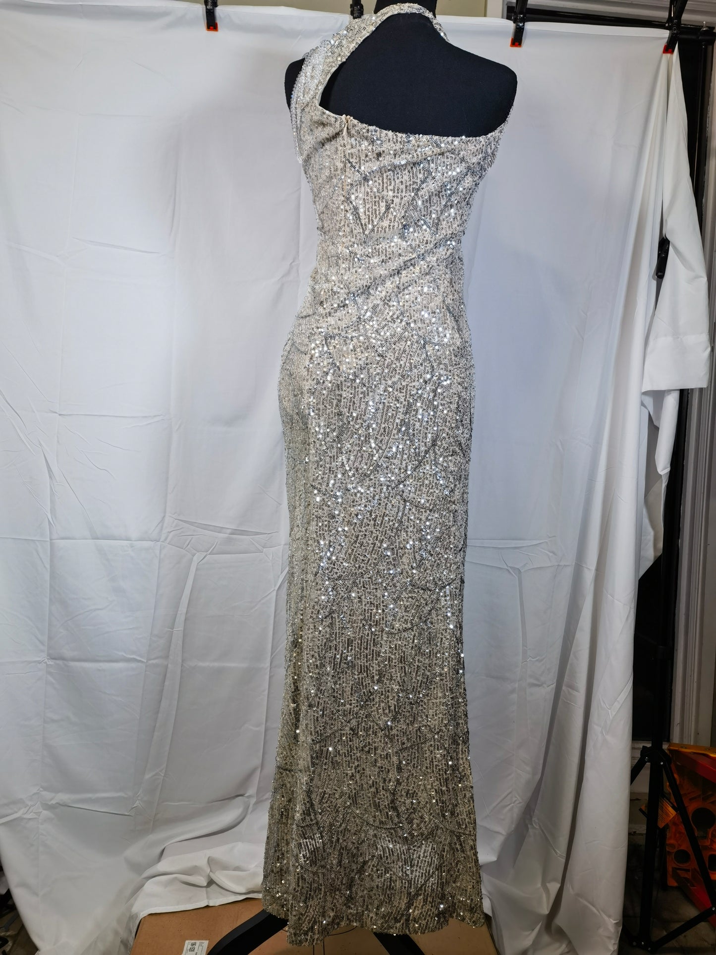 Long Gold Sequin Skirt Size S