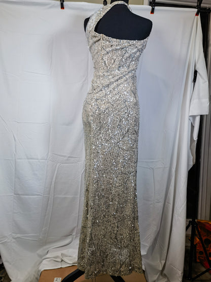 Long Gold Sequin Skirt Size S