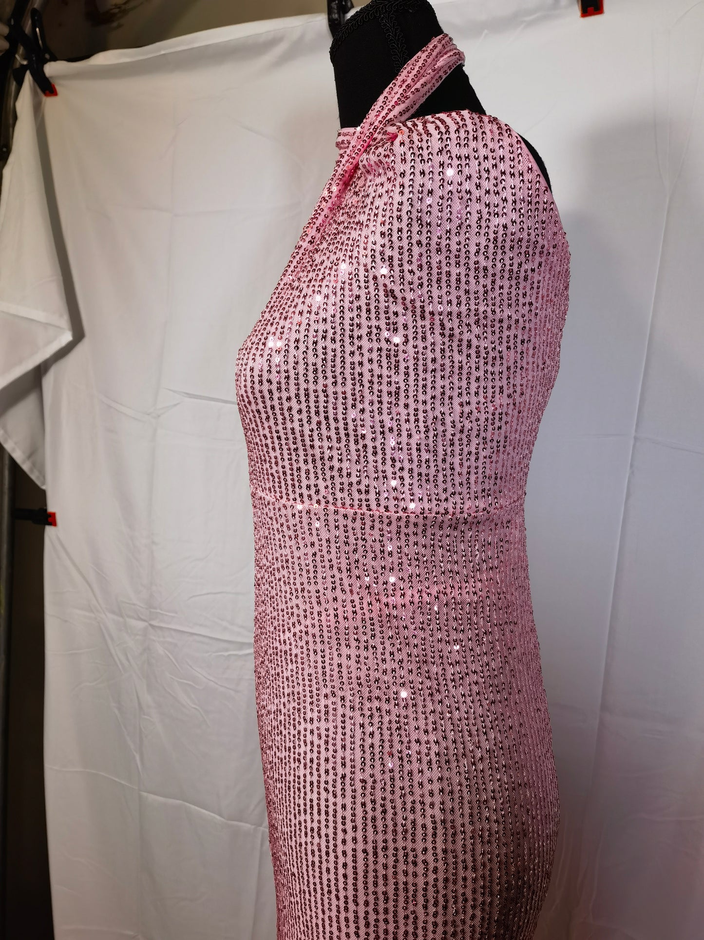 Women's Mermaid One Shoulder Prom Dress with Slit Sequin Long Evening Formal Gown  Size S