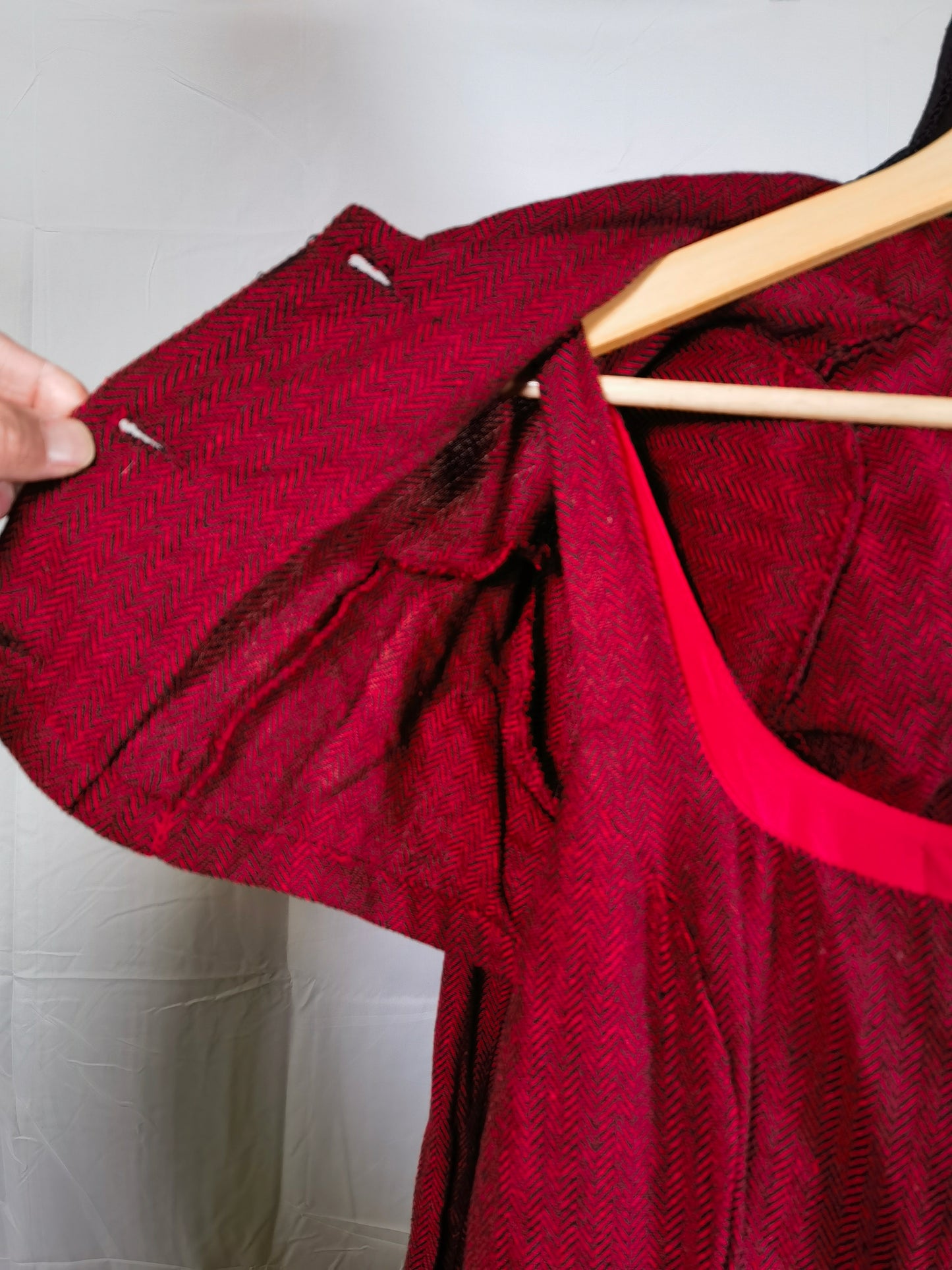 Short Red Top Red Skirt Size L