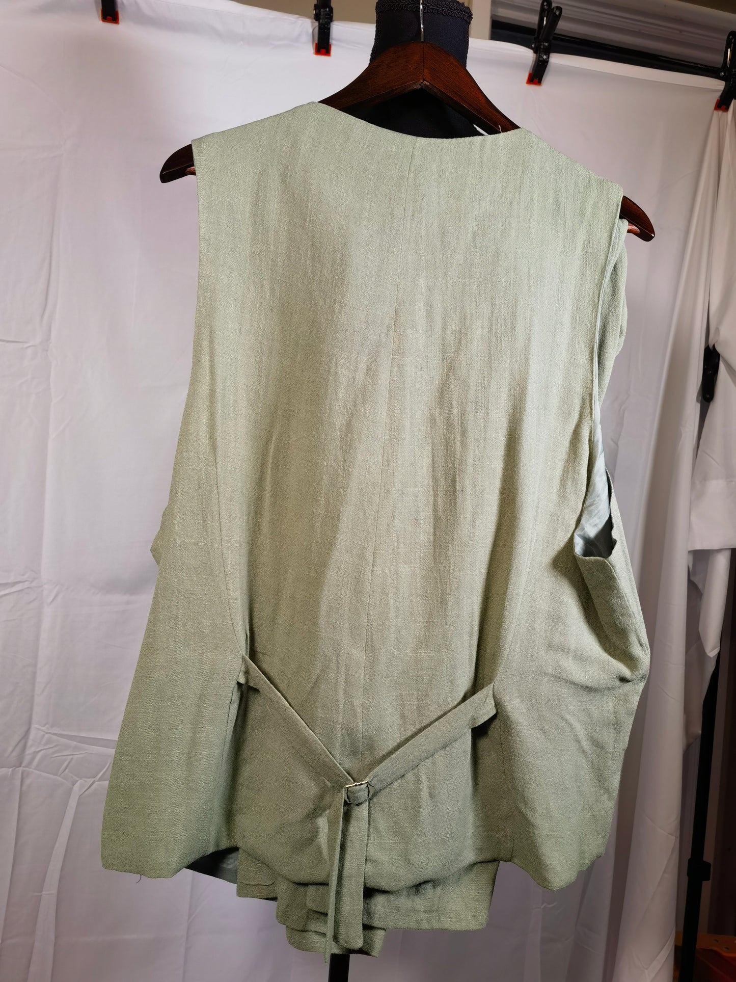 Men's Herringbone Tweed Suit Vest Wool Blend Slim Fit Western Leisure V Neck Waistcoat Vest Groomsman  Size XL