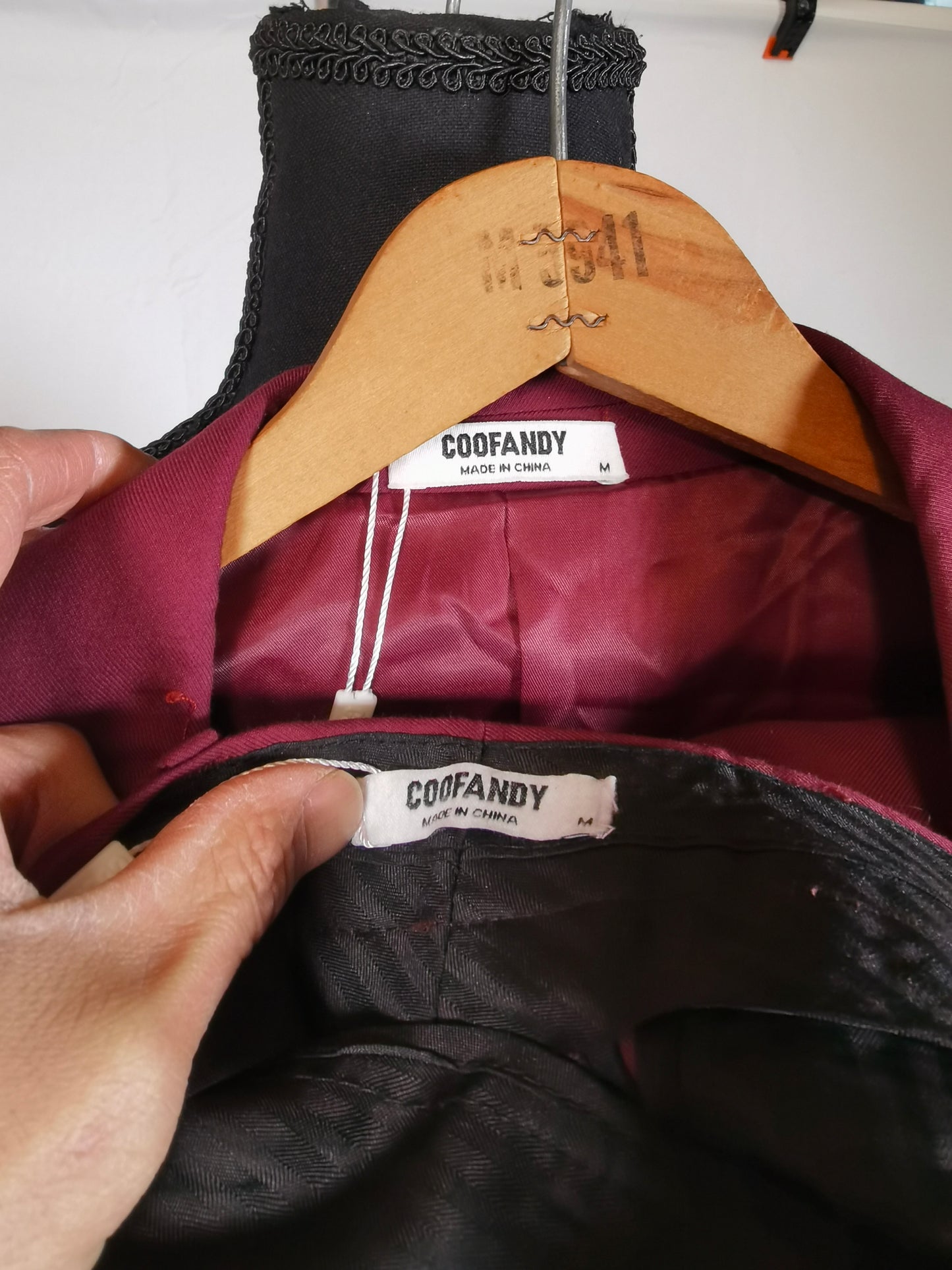 COOFANDY Men's Slim Fit Casual Blazers Lightweight Sport Coats One Button Suit Jackets  Size M