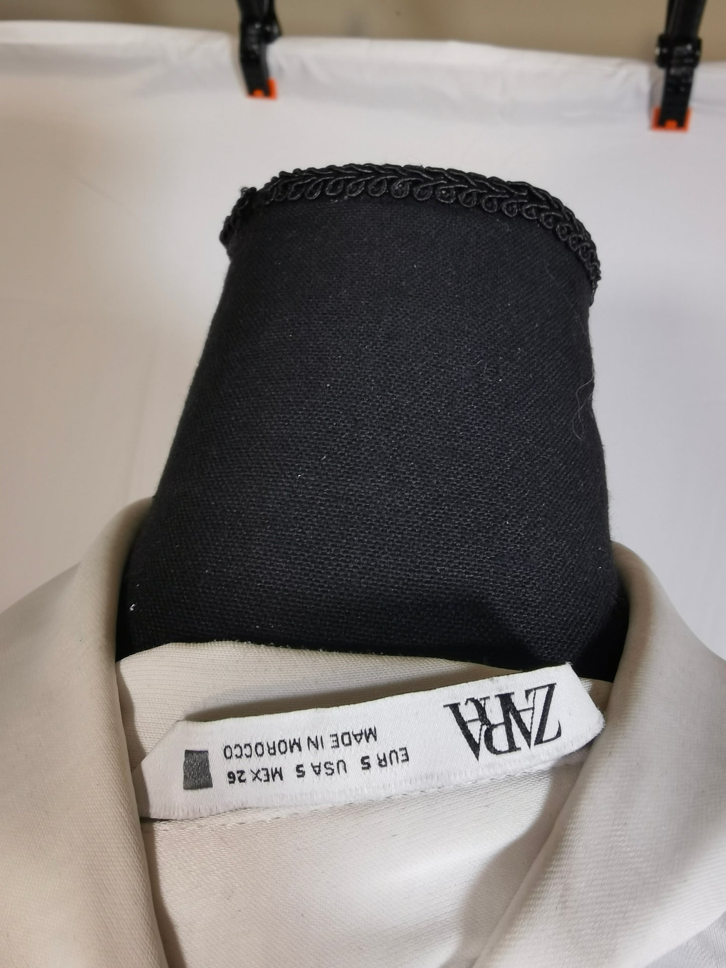 ZARA SATIN EFFECT CROPPED SHIRT Top Size S