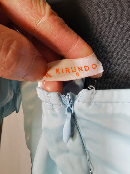 LTAKK Regency Dress Women Regency Costume Empire Waist Tea Party Victorian Gown with Sash and Corsage size S