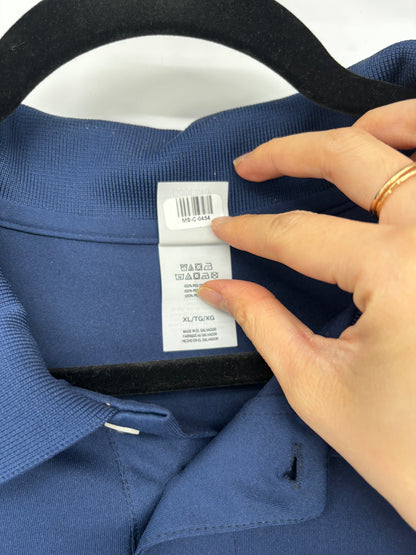 Men’s Navy Blue Polo Shirt – Size XL